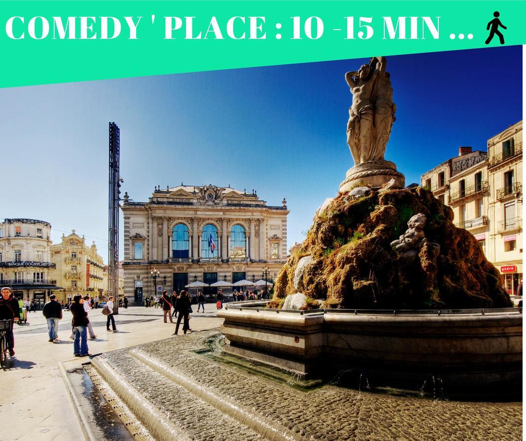 Au Petit Thai - T2 Avec Balcon - Montpellier Centre Διαμέρισμα Εξωτερικό φωτογραφία